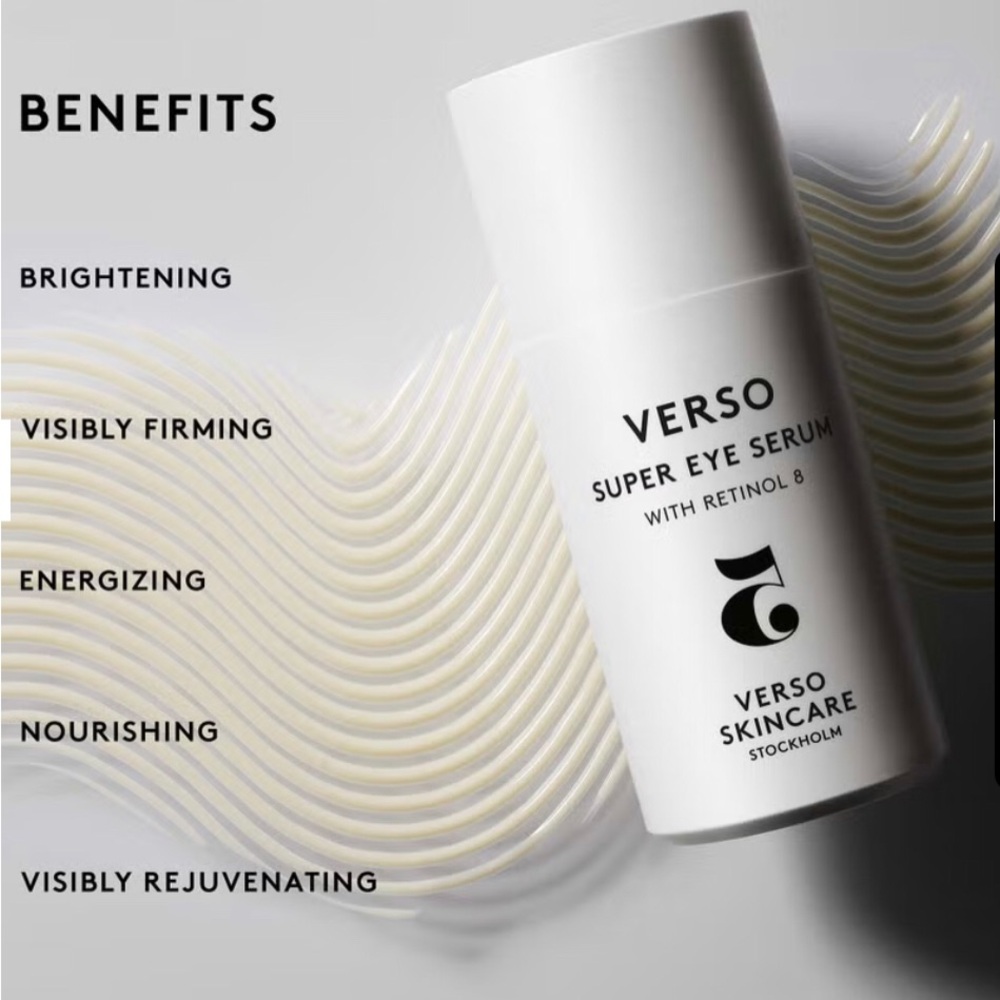 Verso Super Eye Serum 7ml tube Lot of 3 (21ml) NEW SEALED